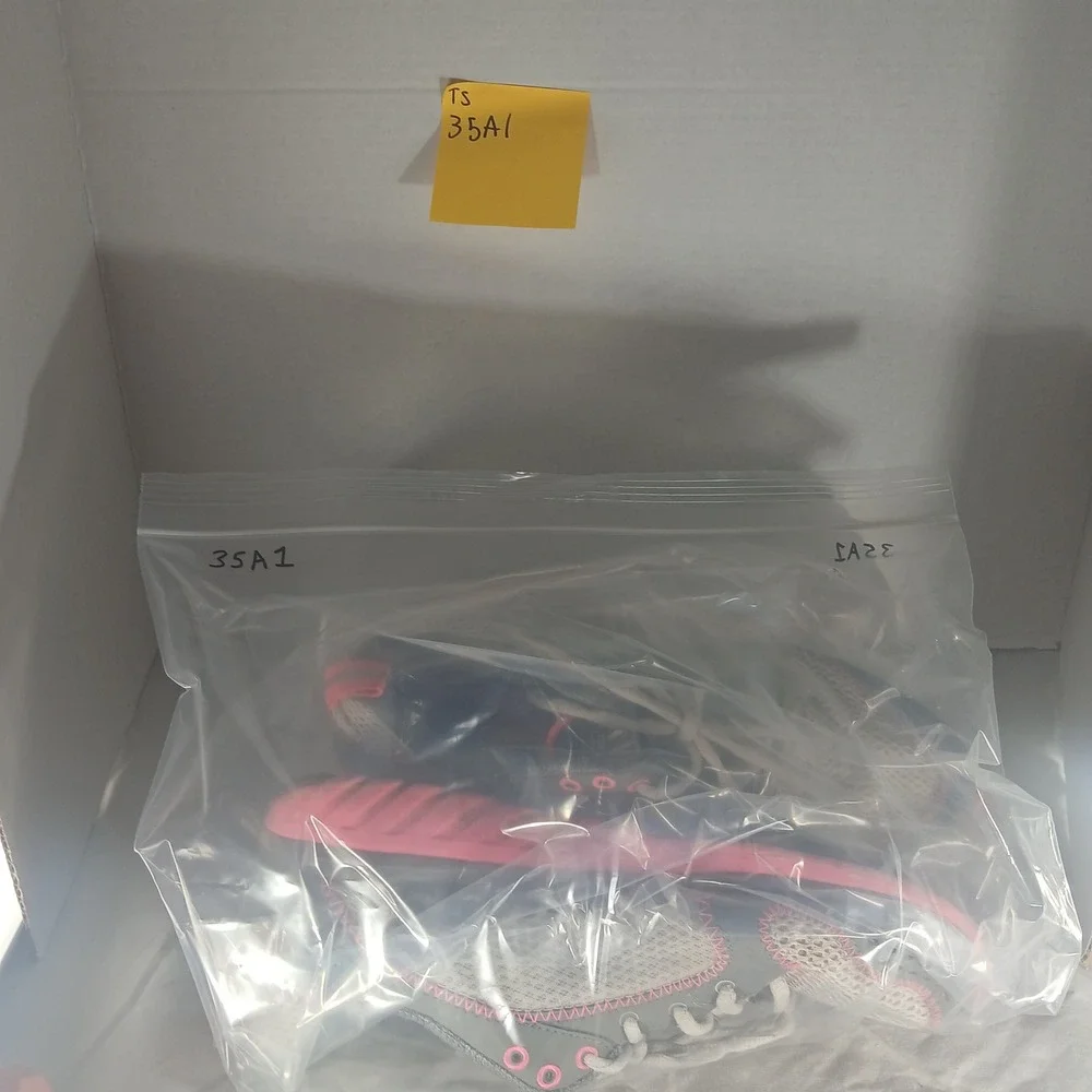 K Swiss Women Running Shoe Gray Pink Guideglide System Size 9.5 Athletic Sneaker